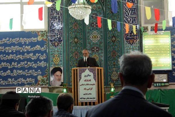 برگزاری نماز جمعه در روستای محمد آباد عرب‌ها بخش جوادآباد