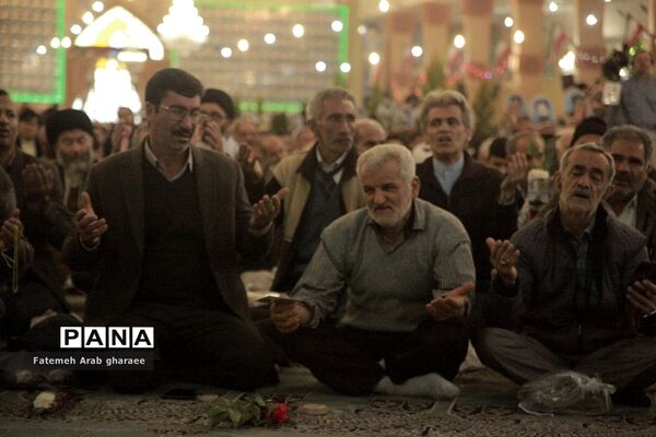مراسم پرفیض ندبه خوانی در پاکدشت