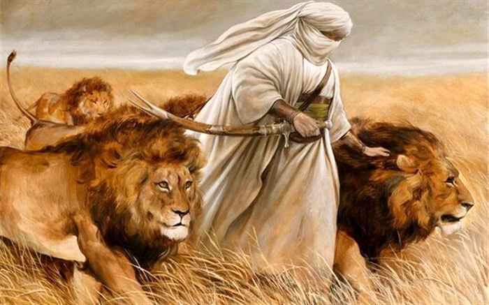 نقاشی جدید حسن روح‌الامین برای حضرت علی(ع)