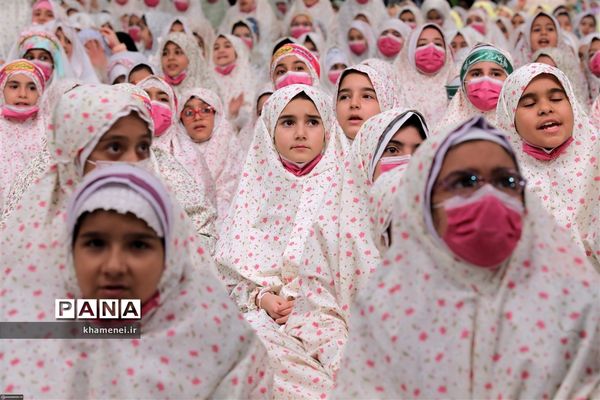 مراسم جشن تکلیف دختران دانش‌آموز به امامت رهبر معظم انقلاب