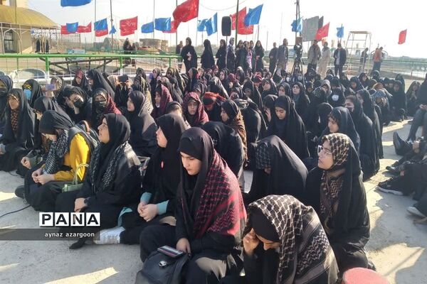 حضور دانش‌آموزان قائمشهری در اروندکنار