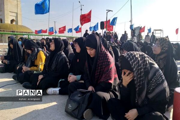 حضور دانش‌آموزان قائمشهری در اروندکنار