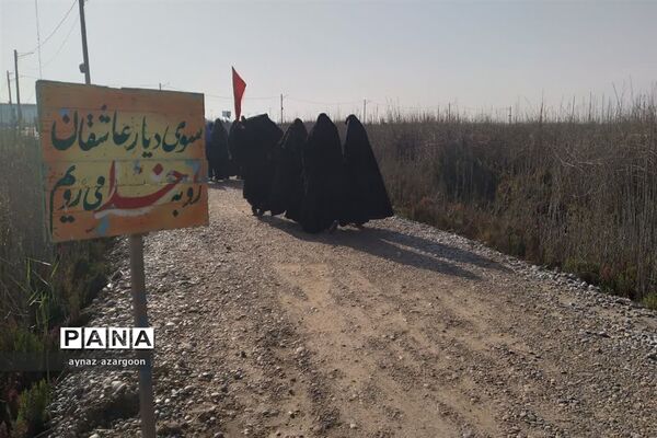 حضور دانش‌آموزان قائمشهری در اروندکنار