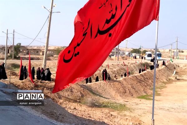 دانش‌آموزان قائمشهری در یادمان هفت تپه