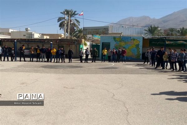 برگزاری دوره آموزشی آتش نشانی در مدارس جهرم