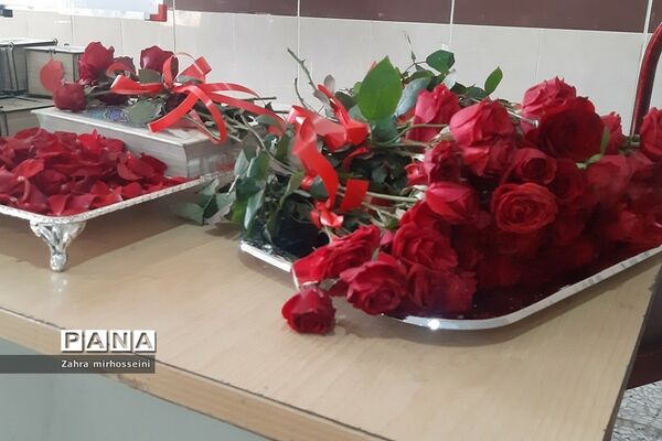 مراسم بدرقه اردوی راهیان نور در قیامدشت