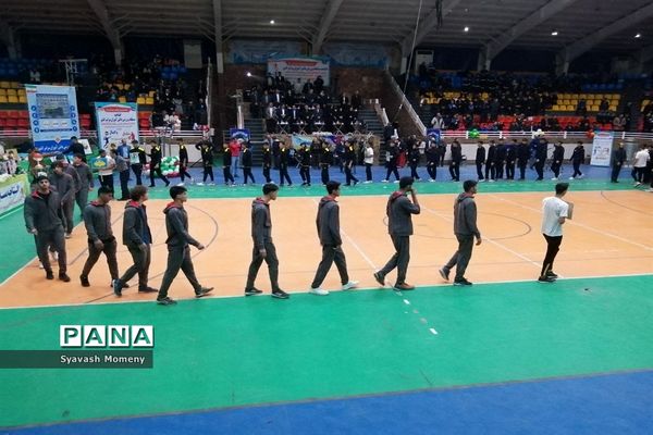 مراسم افتتاحیه مسابقات کشوری والیبال و بسکتبال در شیراز