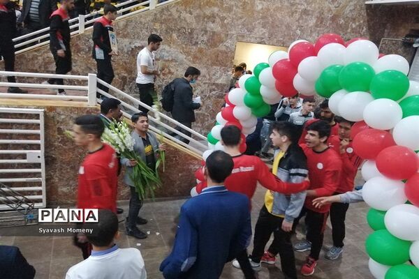 مراسم افتتاحیه مسابقات کشوری والیبال و بسکتبال در شیراز