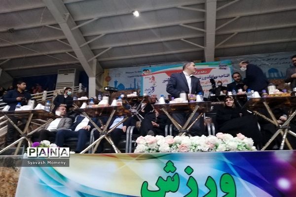 مراسم افتتاحیه مسابقات کشوری والیبال و بسکتبال در شیراز