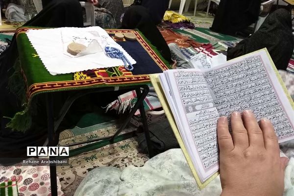 برگزاری مراسم معنوی اعتکاف در آباده