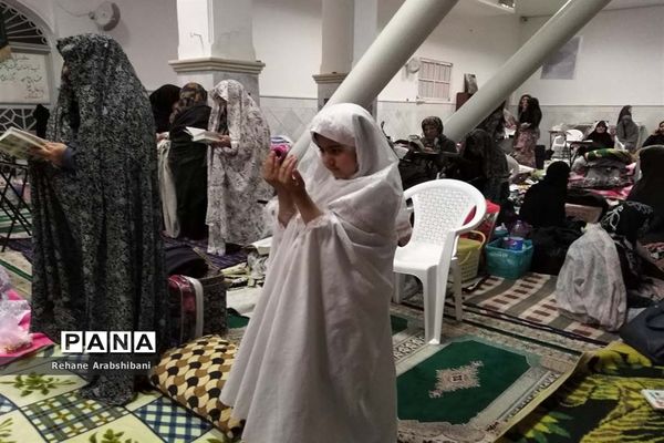 برگزاری مراسم معنوی اعتکاف در آباده