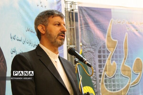مراسم بدرقه اردوی «زیارت‌‌اولی‌ها» به مقصد مشهد مقدس