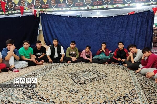 برگزاری اعتکاف ویژه دانش‌آموزان پسر فشافویه