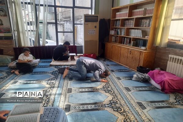 اعتکاف در مسجد اعظم قائمشهر