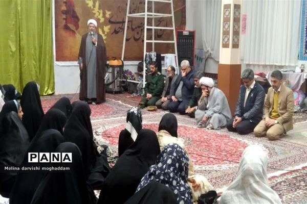 آیین اعتکاف دانش‌آموزی در تربت جام