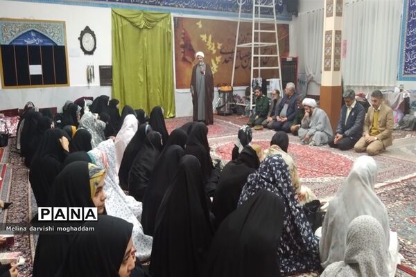 آیین اعتکاف دانش‌آموزی در تربت جام