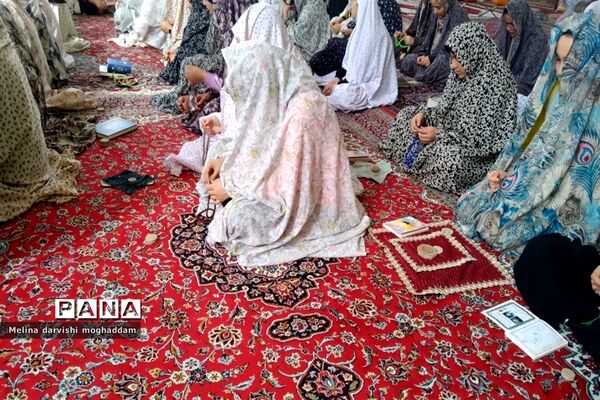 آیین اعتکاف دانش‌آموزی در تربت جام