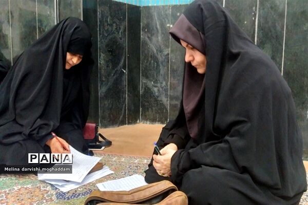 آیین اعتکاف دانش‌آموزی در تربت جام