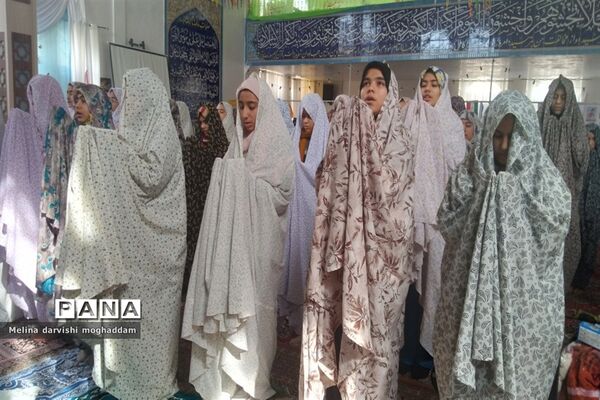 آیین اعتکاف دانش‌آموزی در تربت جام