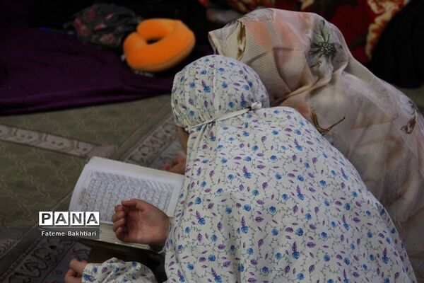 آخرین روز اعتکاف دانش‌آموزی دختران در ناحیه یک شهرری