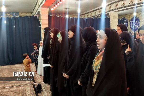 اختتامیه مراسم معنوی  اعتکاف دختران در مسجد انصارالحسین رودهن
