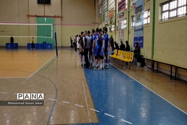 مسابقه والیبال بین تیم‌های خوزستان و قزوین از قاب دوربین دانش‌آموز خبرنگار پانا