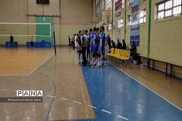 مسابقه والیبال بین تیم‌های خوزستان و قزوین از قاب دوربین دانش‌آموز خبرنگار پانا