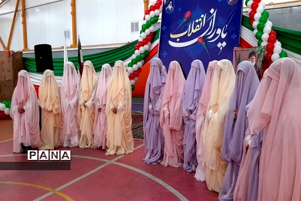 مراسم یاوران انقلاب دختران ناحیه ۷ مشهد