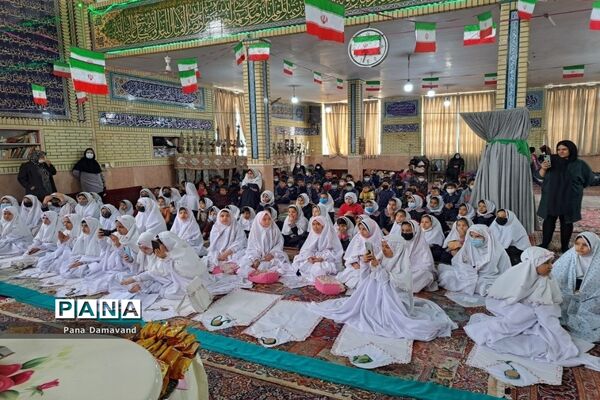 جشن عبادت دانش‌آموزان دختر روستای کالدشت دماوند