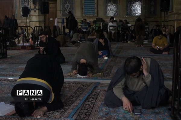 مراسم مذهبی اعتکاف در قم