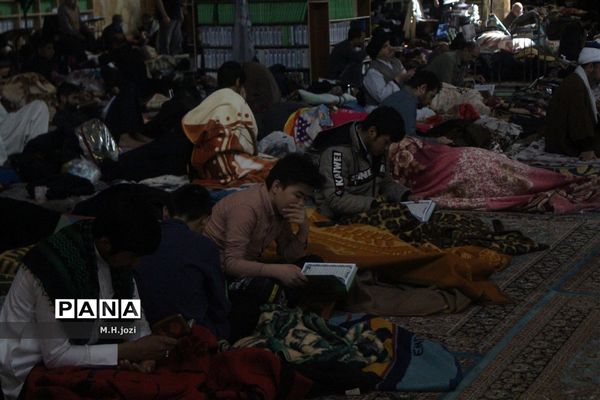 مراسم مذهبی اعتکاف در قم