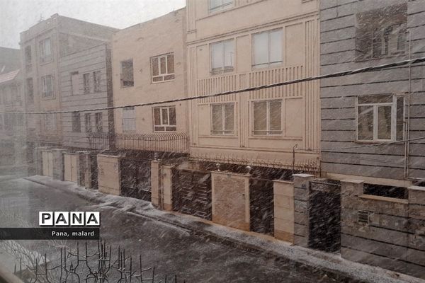 رنگ  سفید برف بر چهره ملارد و صفادشت