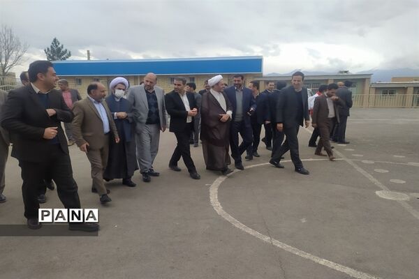 افتتاح مدرسه ۱۲ کلاسه شهید نواب صفوی شهر آببر