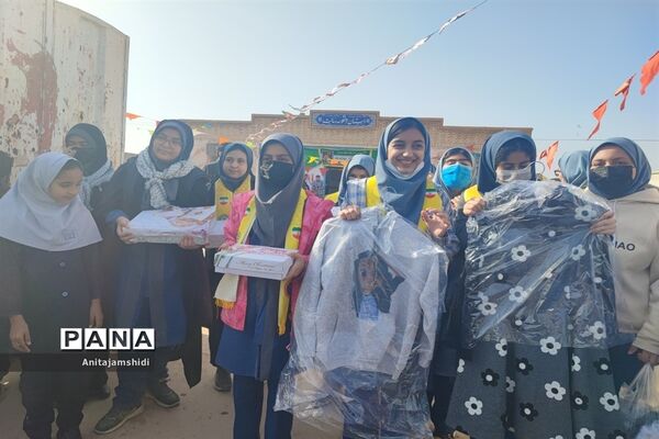 گرامیداشت چهل و چهارمین سالگرد پیروزی انقلاب در مدارس روستایی