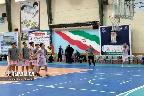 فینال مسابقات بسکتبال دانش‌آموزی در شیراز