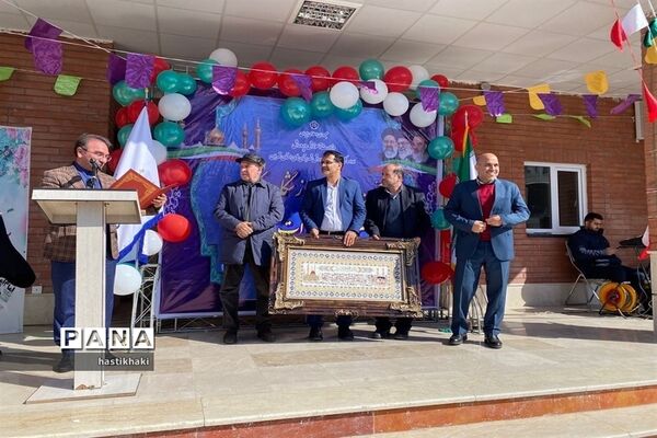 آیین افتتاحیه آموزشگاه 6 کلاسه خیر مدرسه‌ساز در منطقه کهریزک
