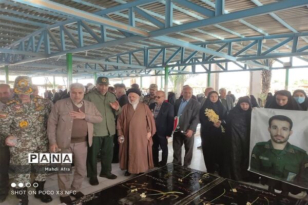 برگزاری مراسم غباروبی و عطر افشانی مزار شهدای شهرستان بهبهان