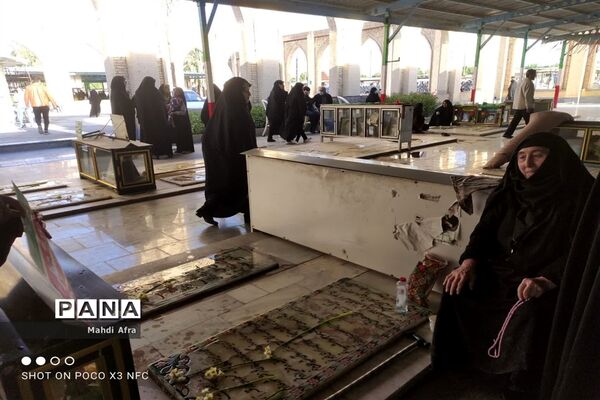 برگزاری مراسم غباروبی و عطر افشانی مزار شهدای شهرستان بهبهان