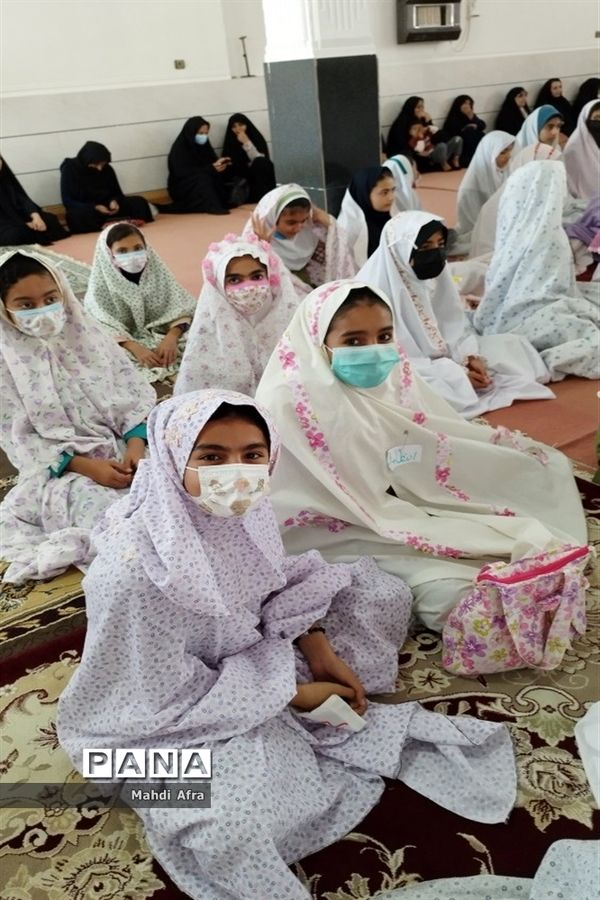 مراسم جشن تکلیف دانش آموزان دختر بخش تشان شهرستان بهبهان