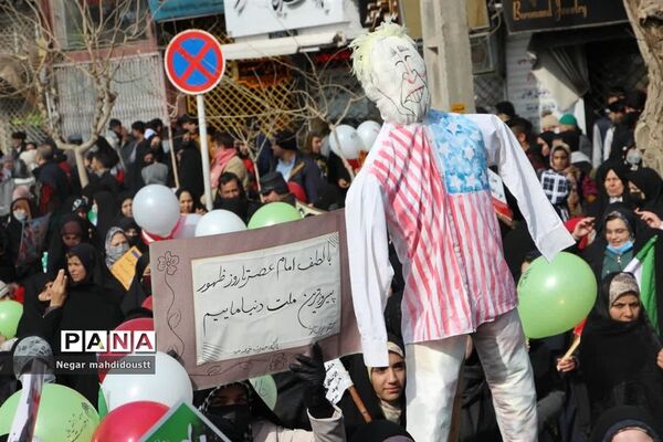 راهپیمایی ۲۲ بهمن در  تربت جام