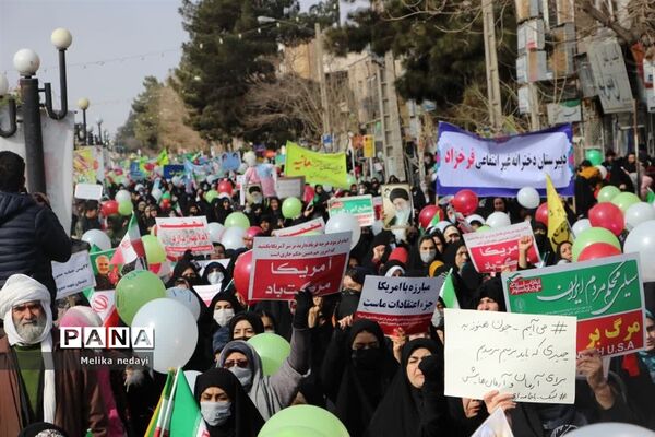 راهپیمایی ۲۲ بهمن در تربت جام