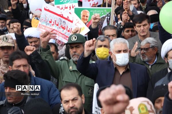 راهپیمایی ۲۲ بهمن در تربت جام