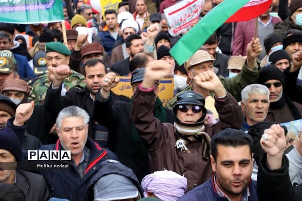راهپیمایی ۲۲ بهمن در تربت جام