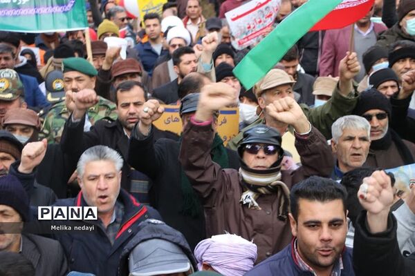 راهپیمایی ۲۲ بهمن در تربت جام