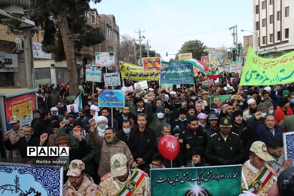 راهپیمایی ۲۲ بهمن در تربت جام
