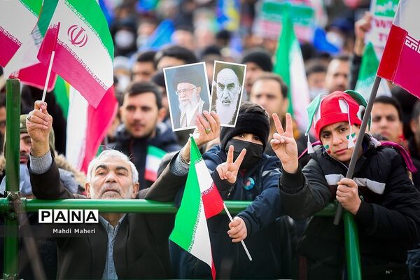 سخنرانی رئیس جمهوری در راهپیمایی ۲۲ بهمن