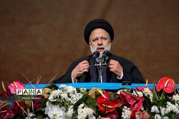 سخنرانی رئیس جمهوری در راهپیمایی ۲۲ بهمن