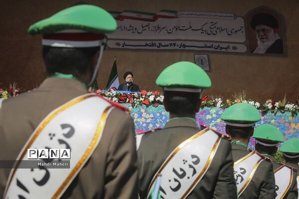 سخنرانی رئیس جمهوری در راهپیمایی ۲۲ بهمن