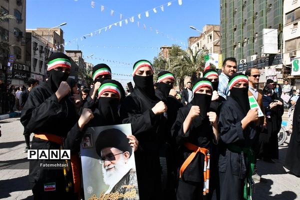 راهپیمایی 22 بهمن در اهواز