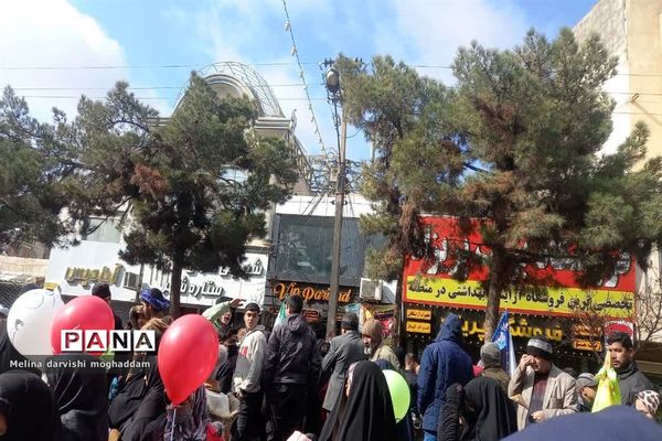 راهپیمایی ۲۲ بهمن در تربت جام